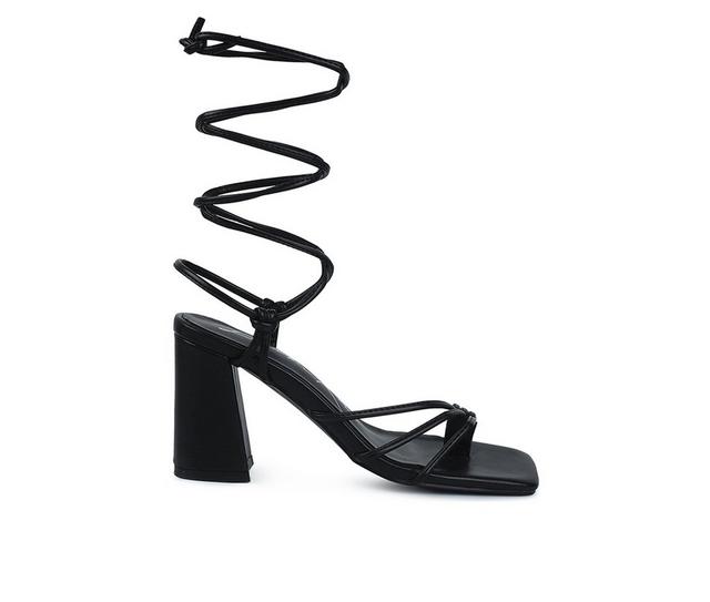 Women's London Rag Piri Dress Sandals in Black color