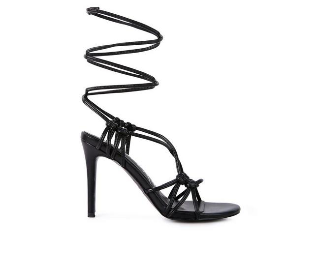 Women's London Rag Trixy Dress Sandals in Black color