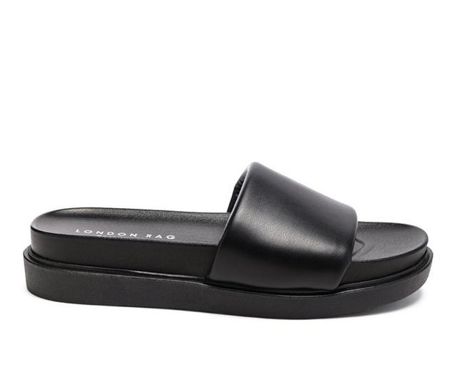 Women's London Rag Moulded Sandals in Black color