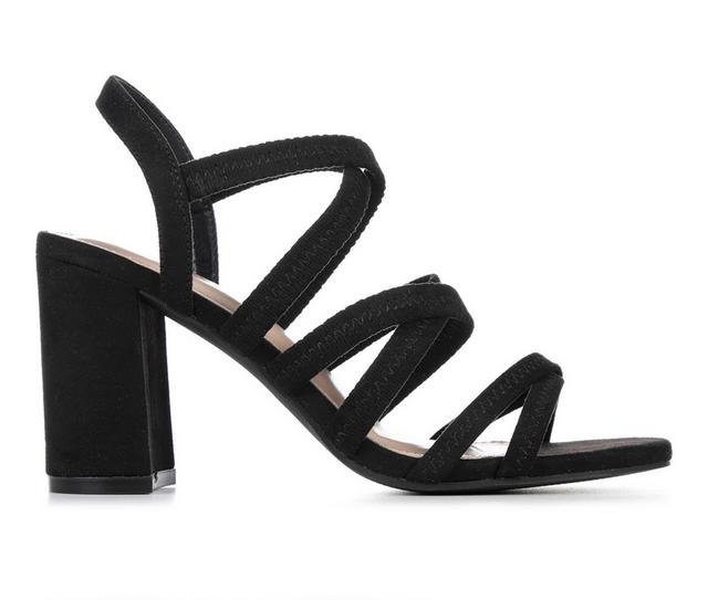 Women's Solanz Jessica Dress Sandals in Black color