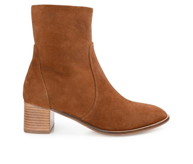 Women's Journee Signature Airly Booties in Camel color