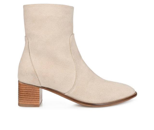 Women's Journee Signature Airly Booties in Sand color