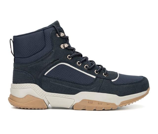 Men's Reserved Footwear Eliel Sneaker Boots in Navy color