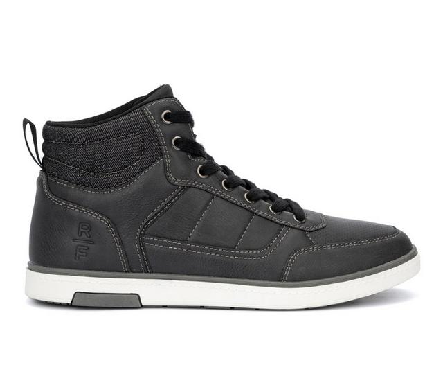 Men's Reserved Footwear Deion Casual Sneaker Boots in Black color