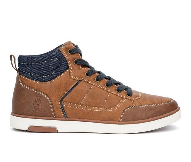 Men's Reserved Footwear Deion Casual Sneaker Boots in Cognac color