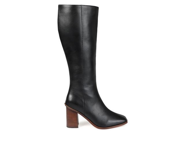 Women's Journee Signature Tamori Knee High Heeled Boots in Black color