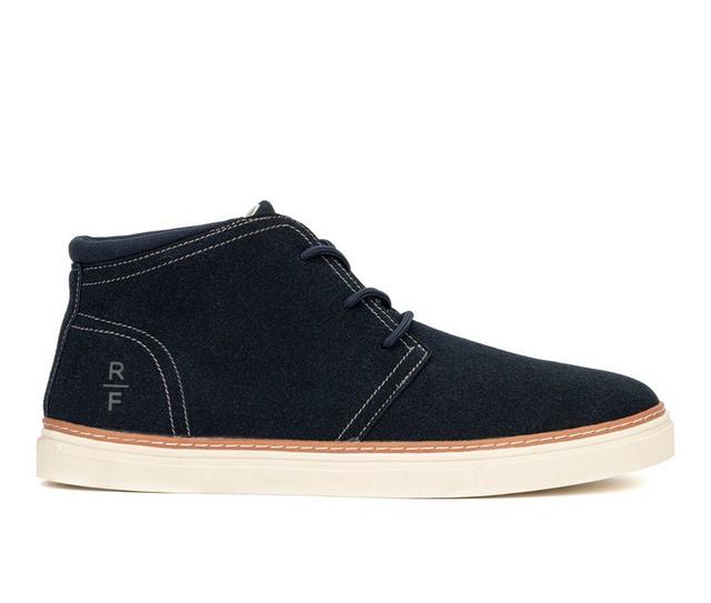 Men's Reserved Footwear Petrus Chukka Dress Boot in Navy color