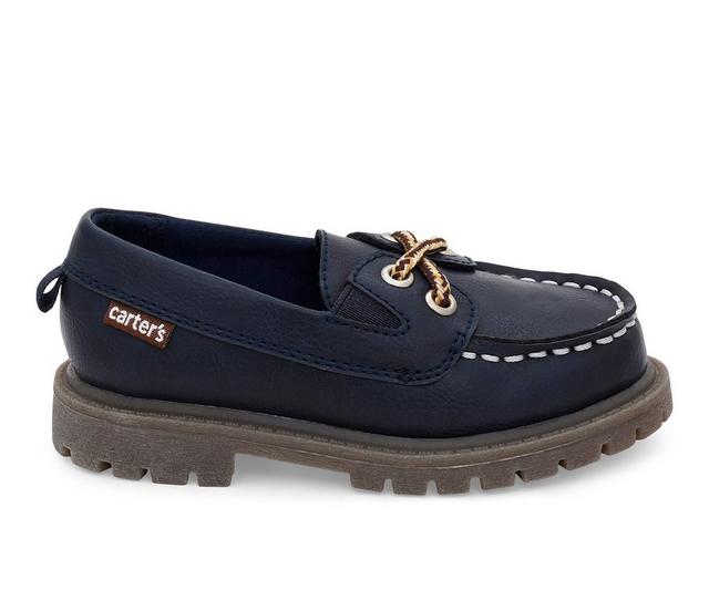 Boys' Carters Toddler & Little Kid Mac Loafers in Navy color