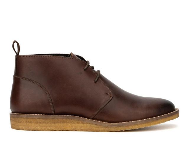 Men's Reserved Footwear Deegan Chukka Dress Boot in Brown color