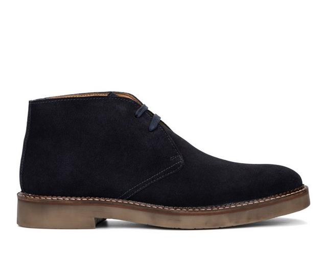 Men's Reserved Footwear Keon Chukka Dress Boot in Navy color