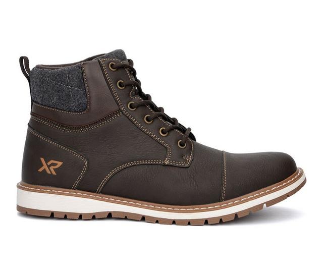 Men's Xray Footwear Roman Lace Up Boots in Brown color