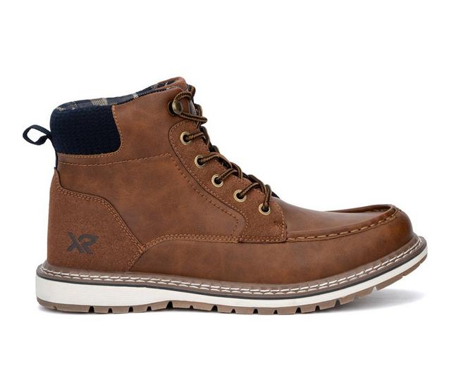 Men's Xray Footwear Bevyn Lace Up Boots in Tan color