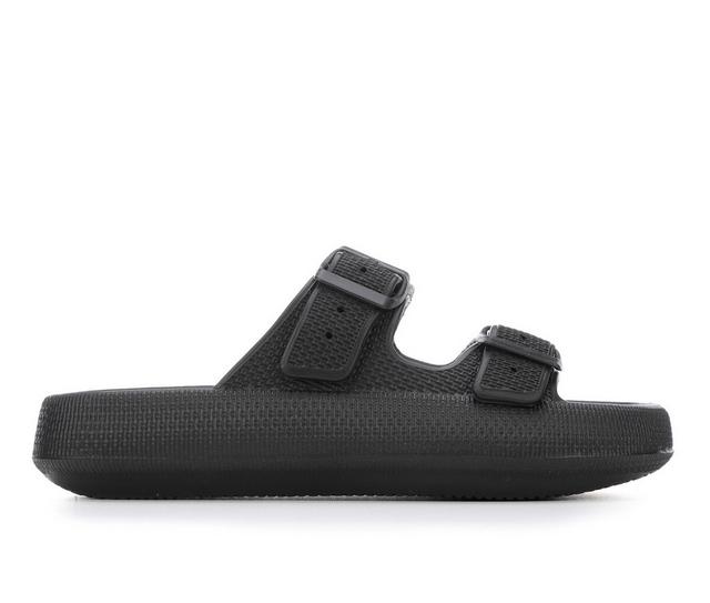 Women's MIA Libbie Footbed Sandals in Black color