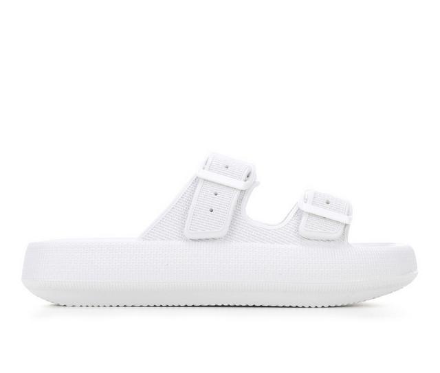 Women's MIA Libbie Footbed Sandals in White color