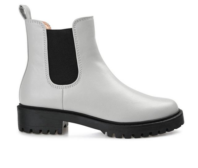 Women's Journee Collection Kenova Chelsea Booties in Grey color