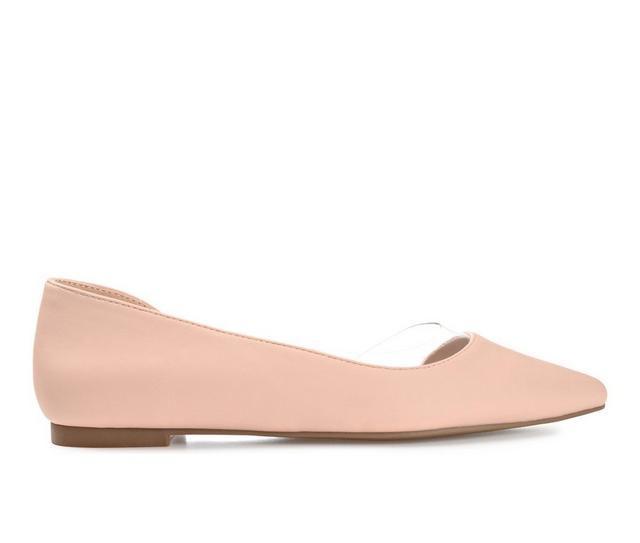 Journee Collection Mikki Flats in Blush color