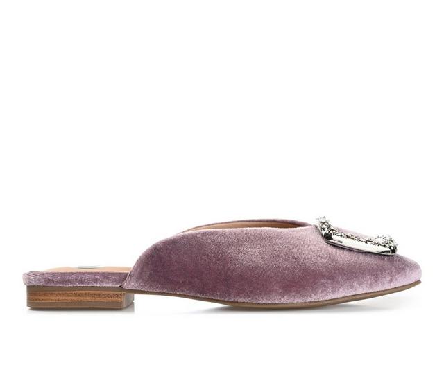 Women's Journee Collection Sonnia Mules in Lilac color