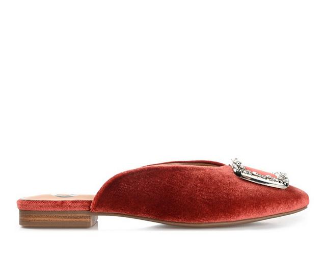 Women's Journee Collection Sonnia Mules in Rust color