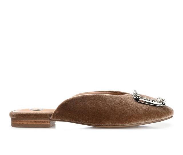 Women's Journee Collection Sonnia Mules in Taupe color