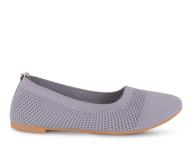 Women's Danskin Vision Flats in Grey color