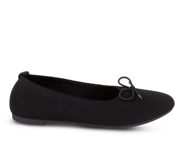 Women's Danskin Wonder Flats in Black color