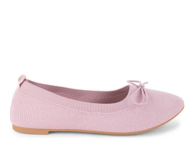 Women's Danskin Wonder Flats in Mauve color