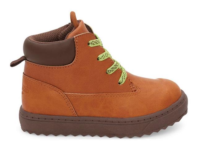 Boys' OshKosh B'gosh Toddler & Little Kid Larry Boots in Wheat color