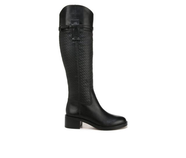 Women's Franco Sarto Colt Tall Wide Calf Knee High Boots in Black color