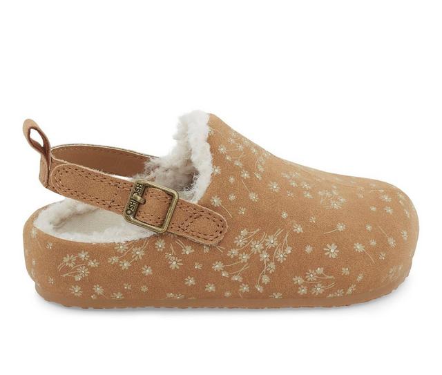 Girls' OshKosh B'gosh Toddler & Little Kid Mula Clogs in Brown color