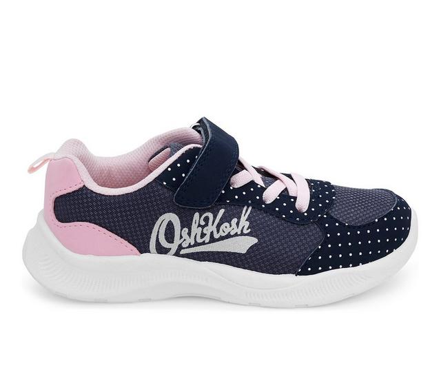 Girls' OshKosh B'gosh Toddler & Little Kid Retra Sneakers in Navy color