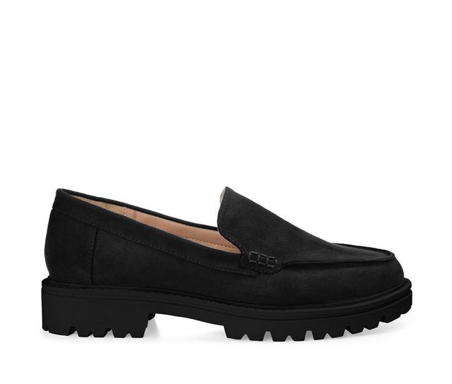 Women's Journee Collection Erika Loafers in Black color