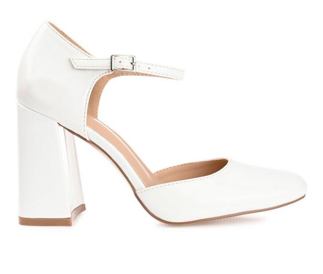 Women's Journee Collection Hesster Pumps in White color