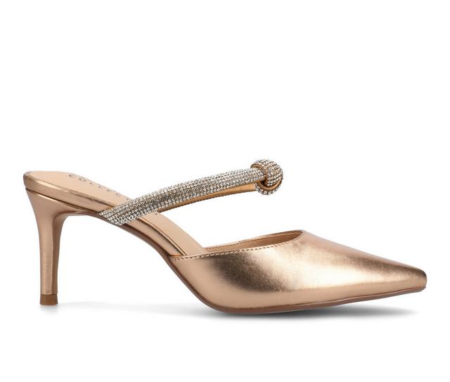 Women's Journee Collection Lunna Pumps in Rose Gold color