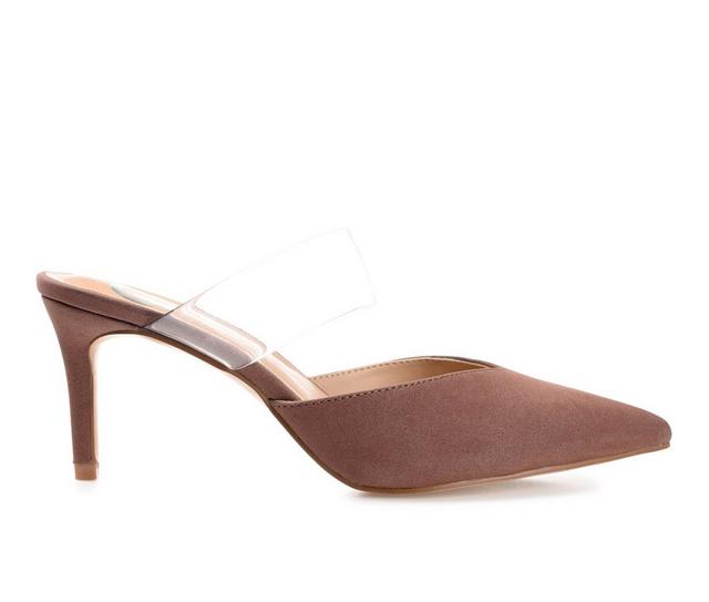 Women's Journee Collection Ollie Pumps in Brown color