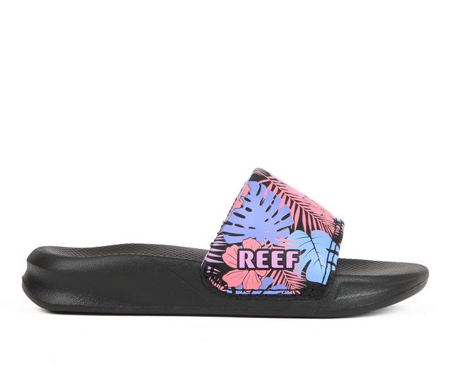 Boys' Reef Little Kid & Big Kid One Slide Sport Slides in purple color