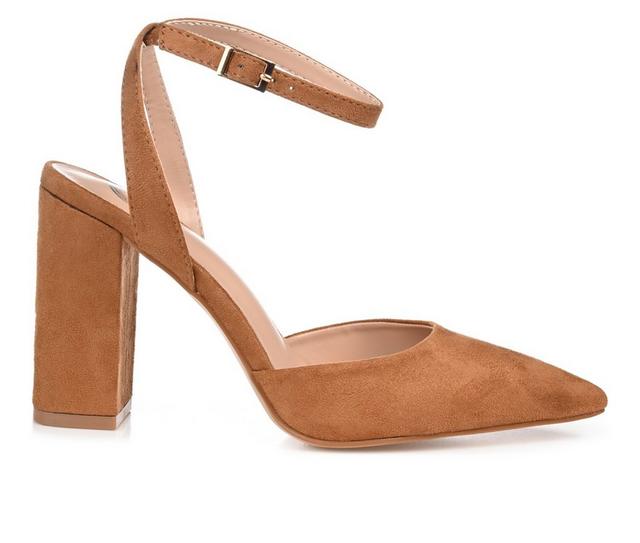 Women's Journee Collection Tyyra Pumps in Tan color