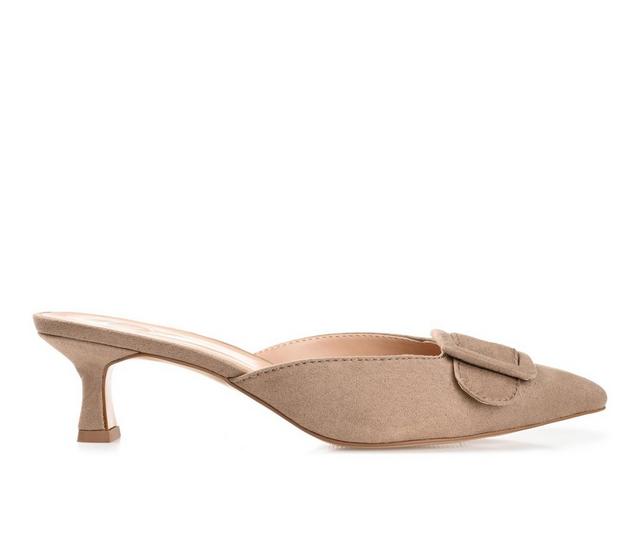 Women's Journee Collection Vianna Pumps in Taupe color