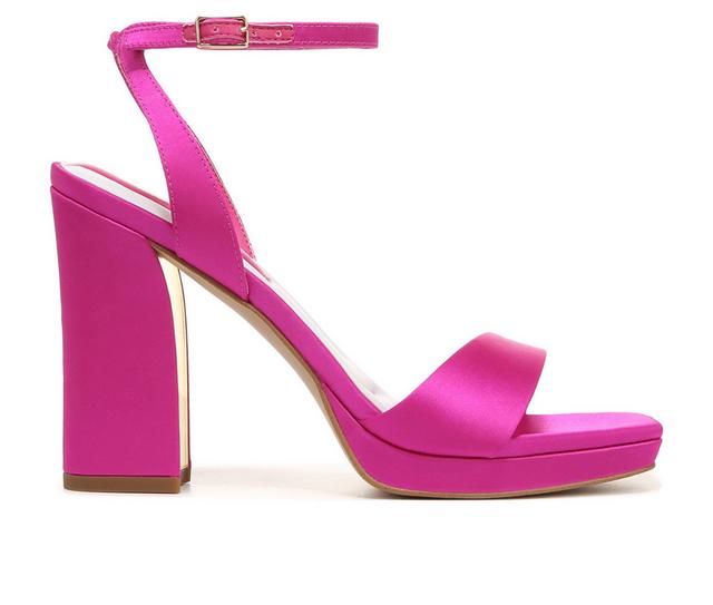 Women's Franco Sarto Daffy Dress Sandals in Bright Pink color