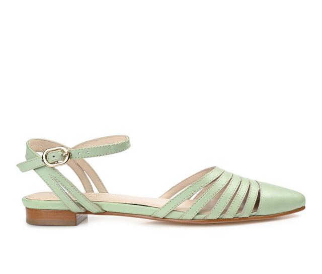 Women's Journee Signature Dexie Flats in Sage color