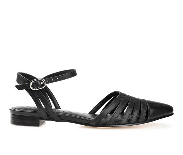 Women's Journee Signature Dexie Flats in Black color