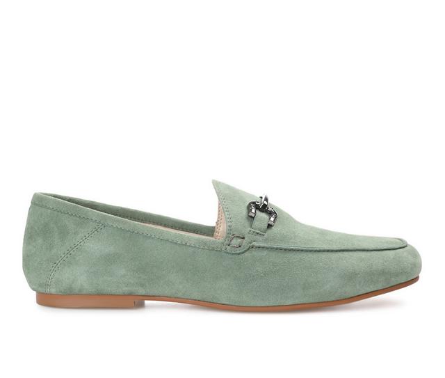 Women's Journee Signature Giia Loafers in Sage color