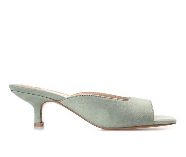 Women's Journee Collection Larna Dress Sandals in Sage color