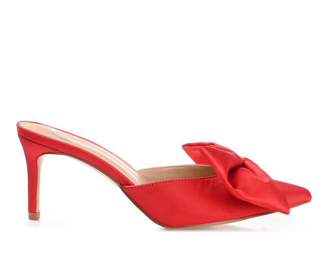 Women's Journee Collection Tiarra Pumps in Red color