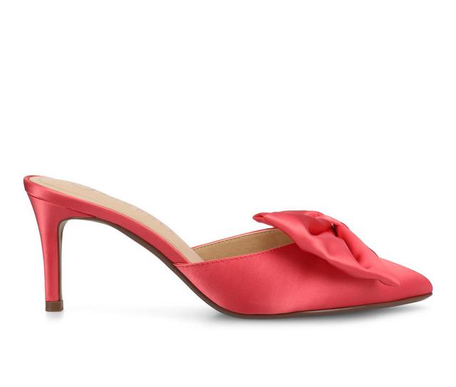 Women's Journee Collection Tiarra Pumps in Coral color