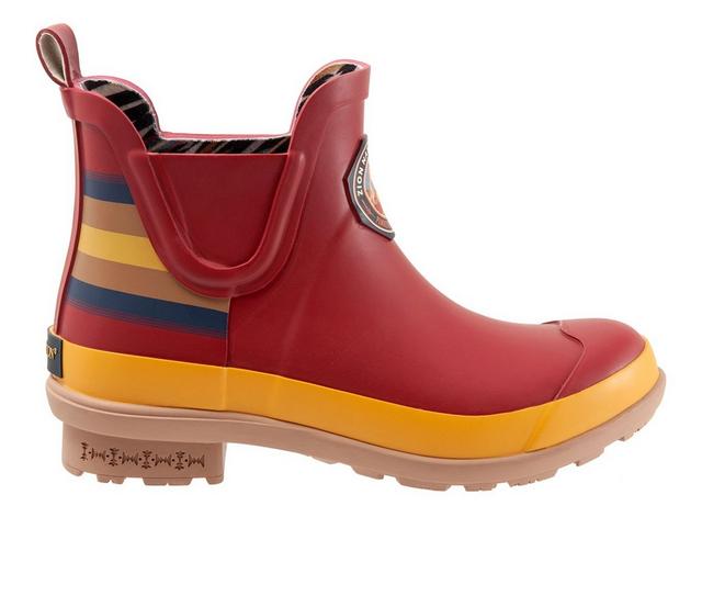 Women's Pendleton Zion NP Chelsea Rain Boots in Red color