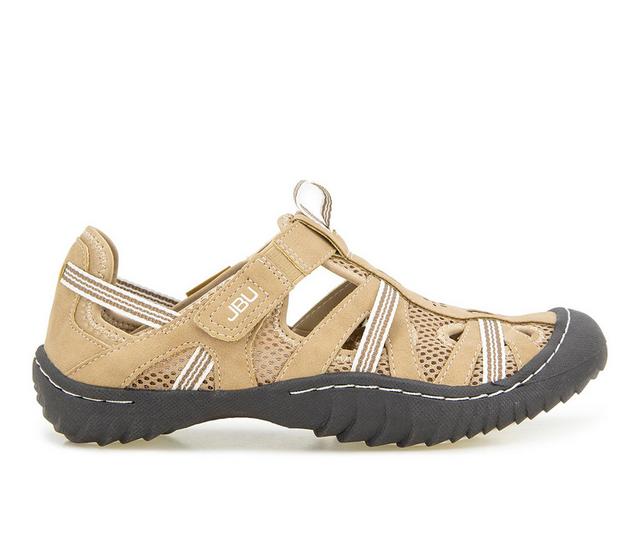 Women's JBU Regional Shoes in Tan/White color