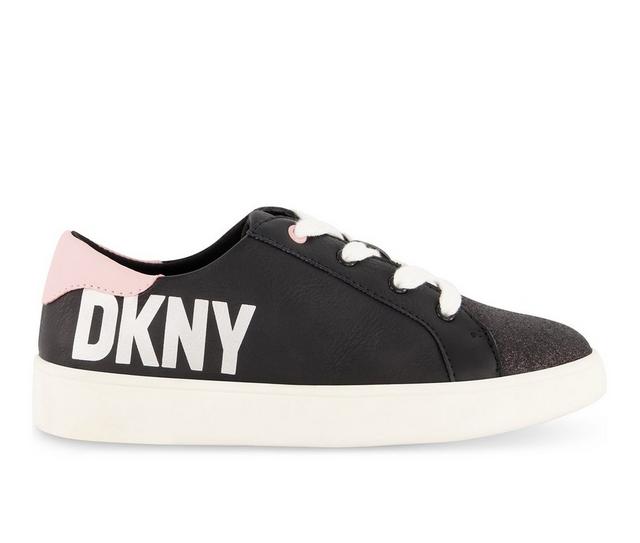 Girls' DKNY Little Kid & Big Kid Cam Verna Sneakers in Black color