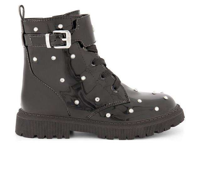 Girls' DKNY Little Kid & Big Kid Ava Dila Combat Boots in Black color