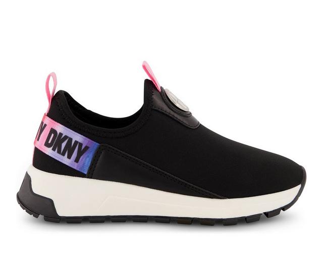 Girls' DKNY Little Kid & Big Kid Danni Rainbow Sneakers in Black color