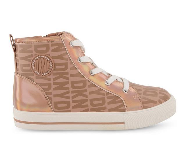 Girls' DKNY Little Kid & Big Kid Hannah Vertical Sneakers in Beige color